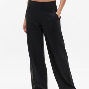 Athleta Venice High-Rise Black Wide-Leg Pants